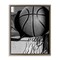 Stupell Industries Basketball Sport Still Life Framed Floater Canvas Wall Art Design by Daphne Polselli